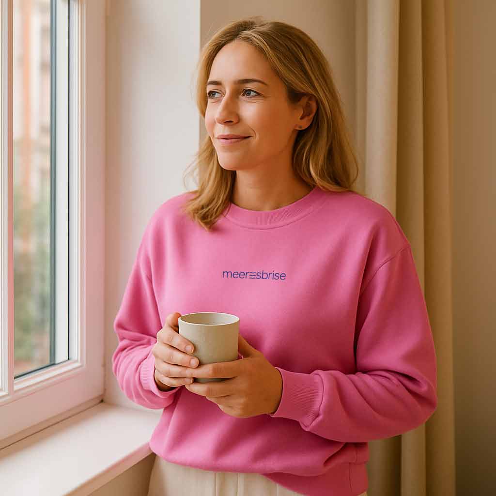 Oversize Damen Sweatshirt sea salt sun