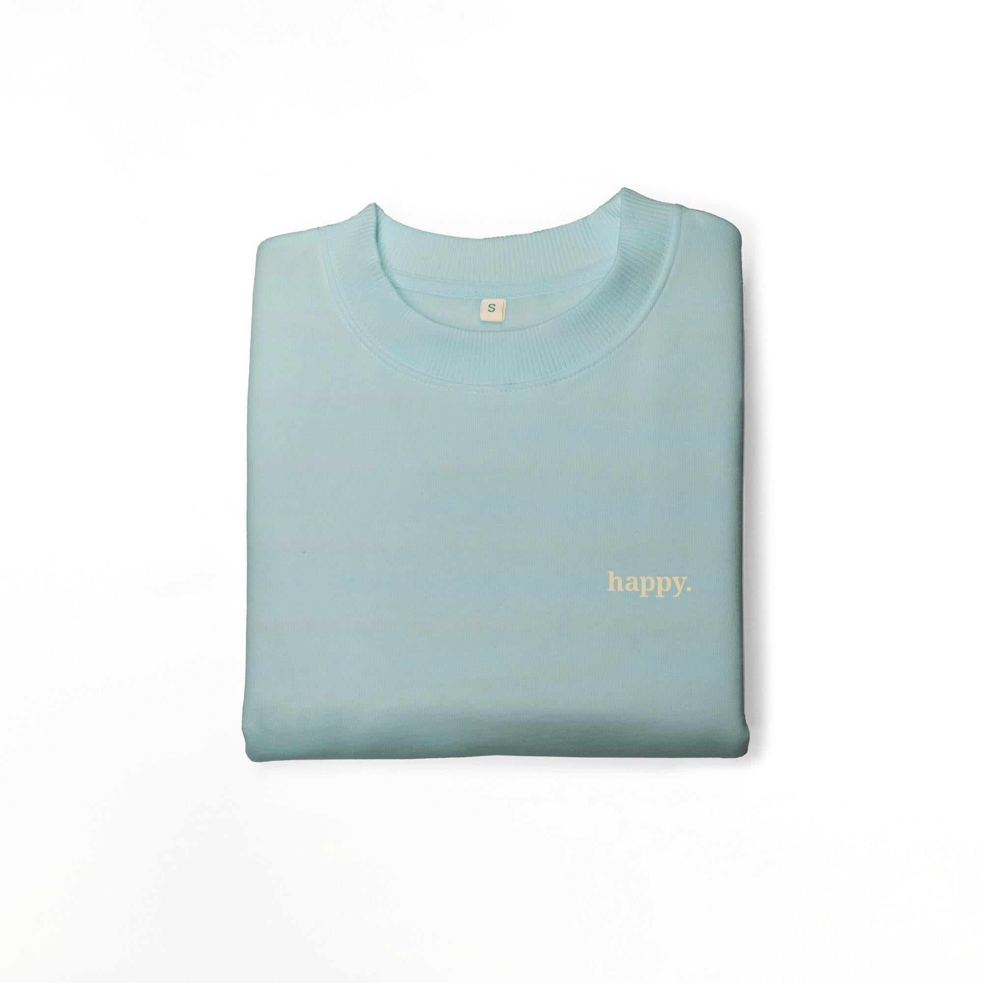 Nachhaltiges Damen Sweatshirt Drop-Shoulder happy