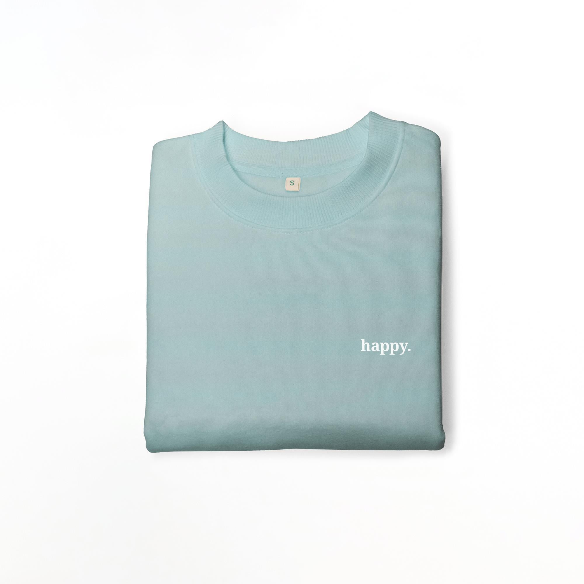 Nachhaltiges Damen Sweatshirt Drop-Shoulder happy