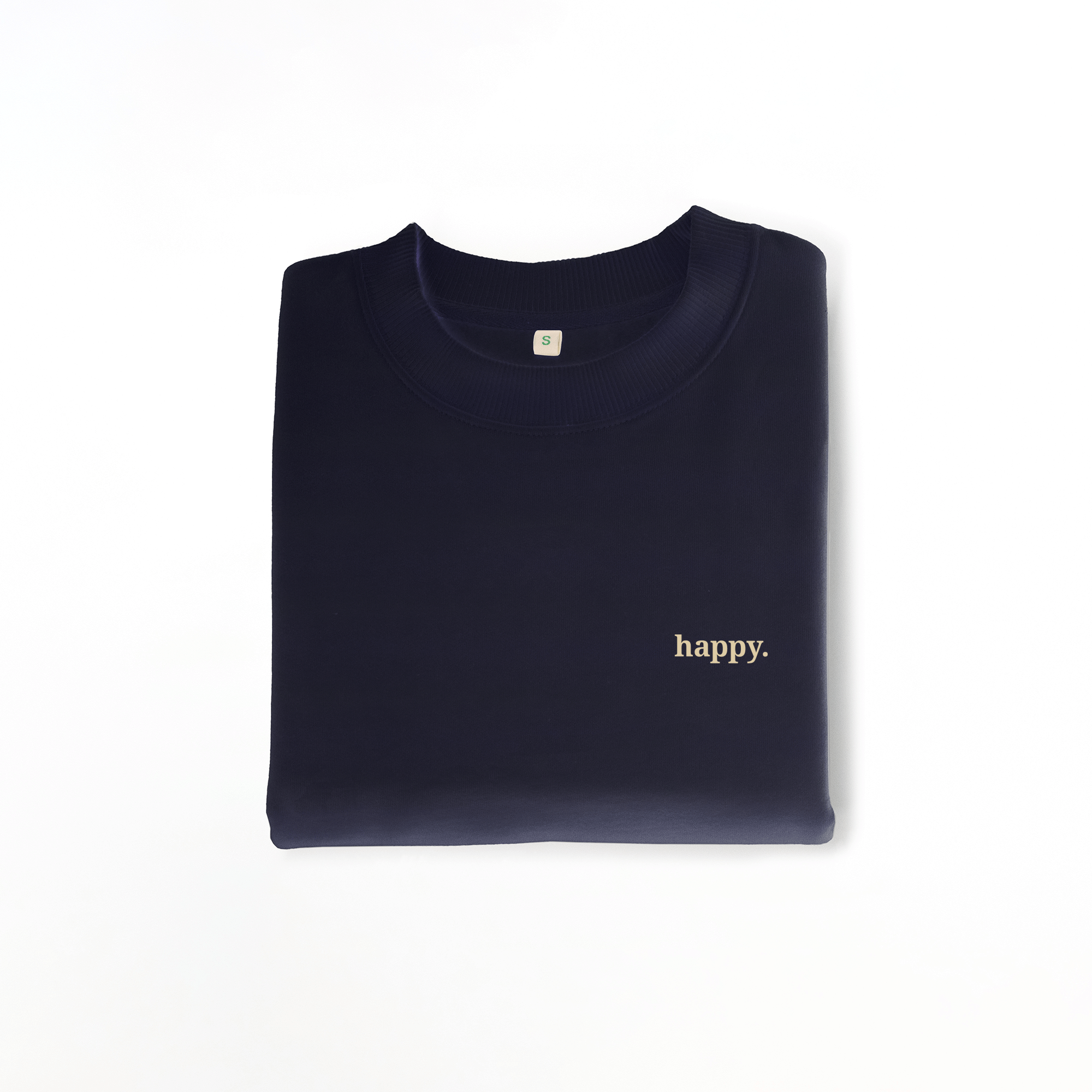 Nachhaltiges Damen Sweatshirt Drop-Shoulder happy
