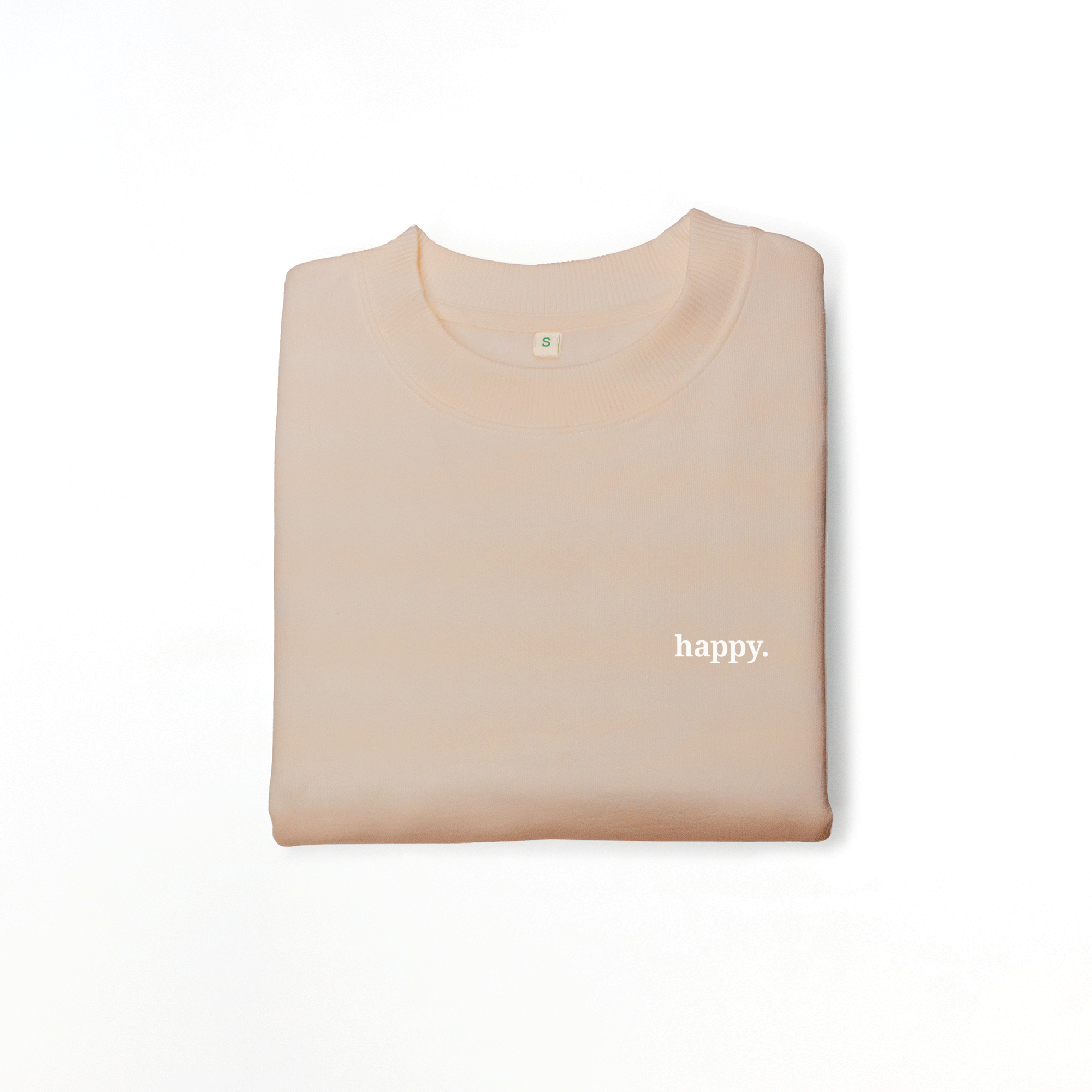 Nachhaltiges Damen Sweatshirt Drop-Shoulder happy