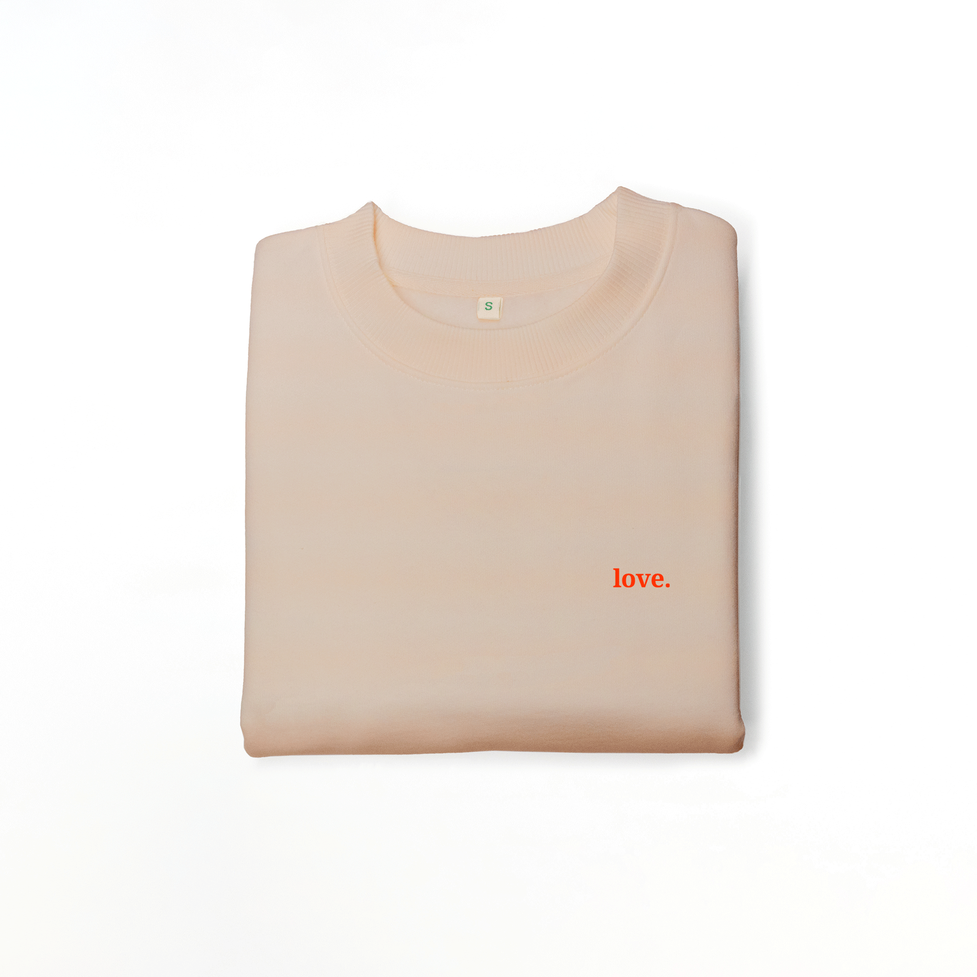 Nachhaltiges Damen Sweatshirt Drop-Shoulder love