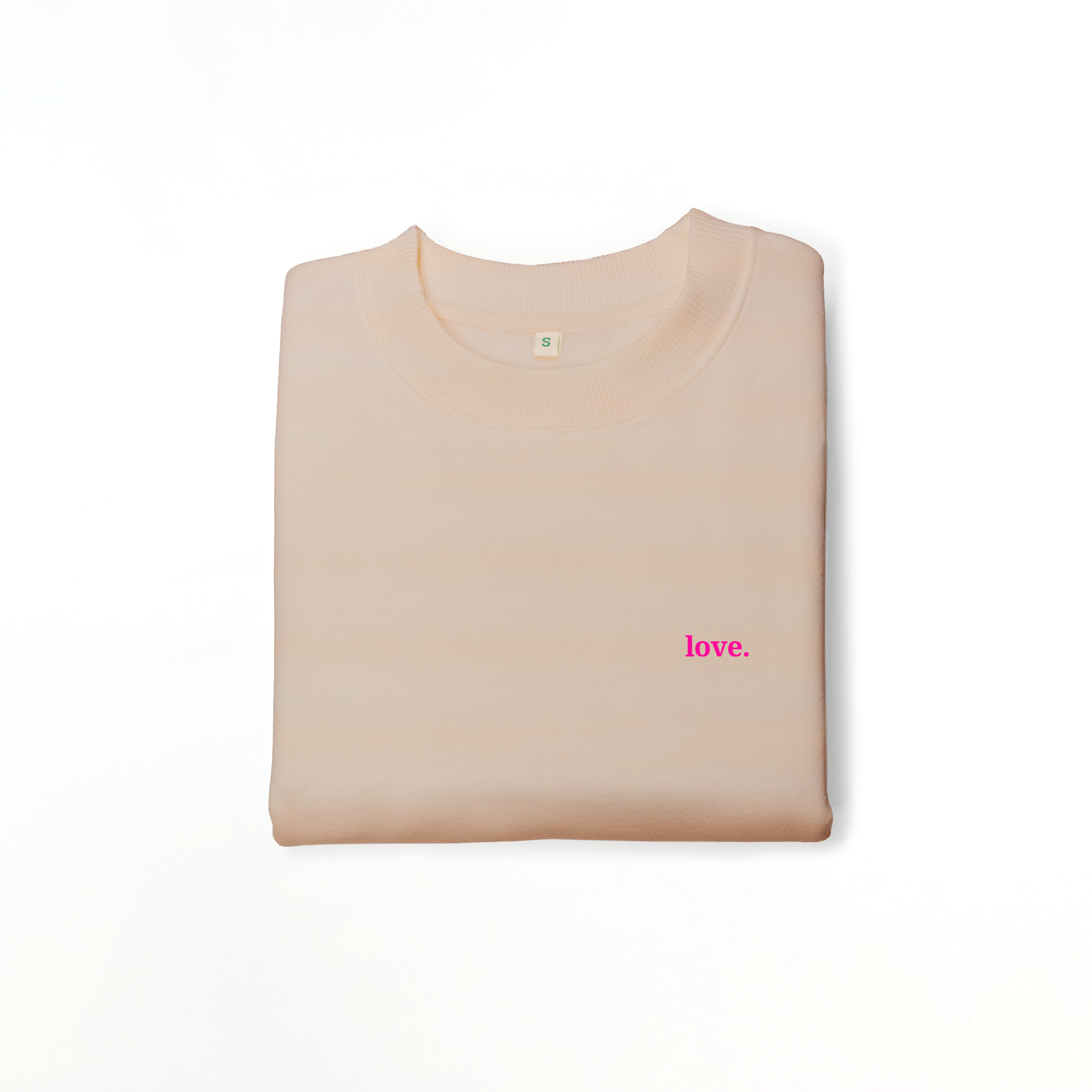 Nachhaltiges Damen Sweatshirt Drop-Shoulder love