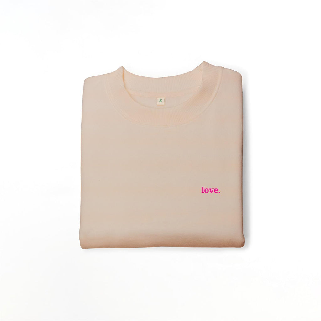 Nachhaltiges Damen Sweatshirt Drop-Shoulder love