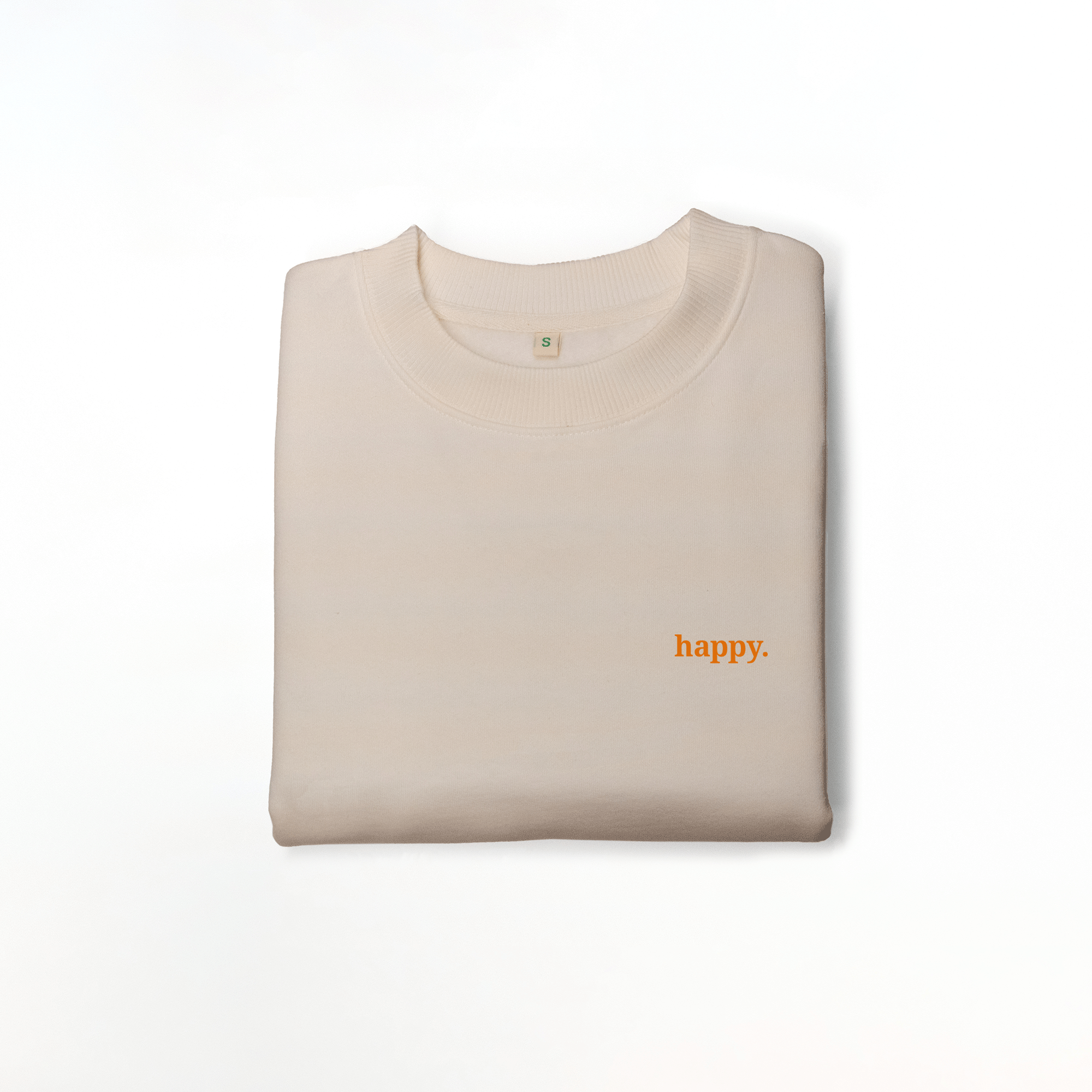 Nachhaltiges Damen Sweatshirt Drop-Shoulder happy