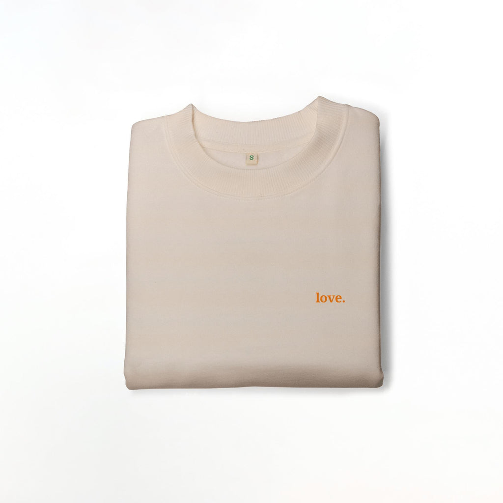 Nachhaltiges Damen Sweatshirt Drop-Shoulder love