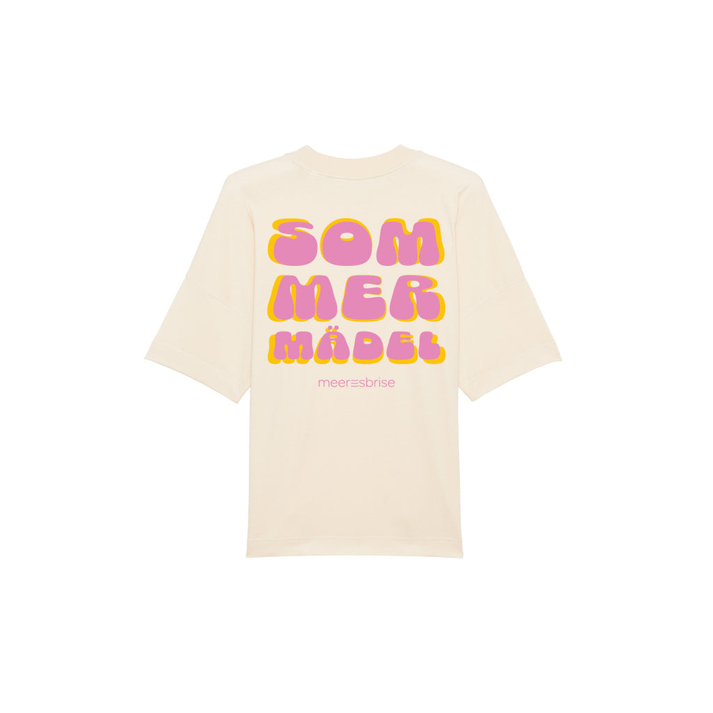 Oversize Damen Shirt sommermädel backprint