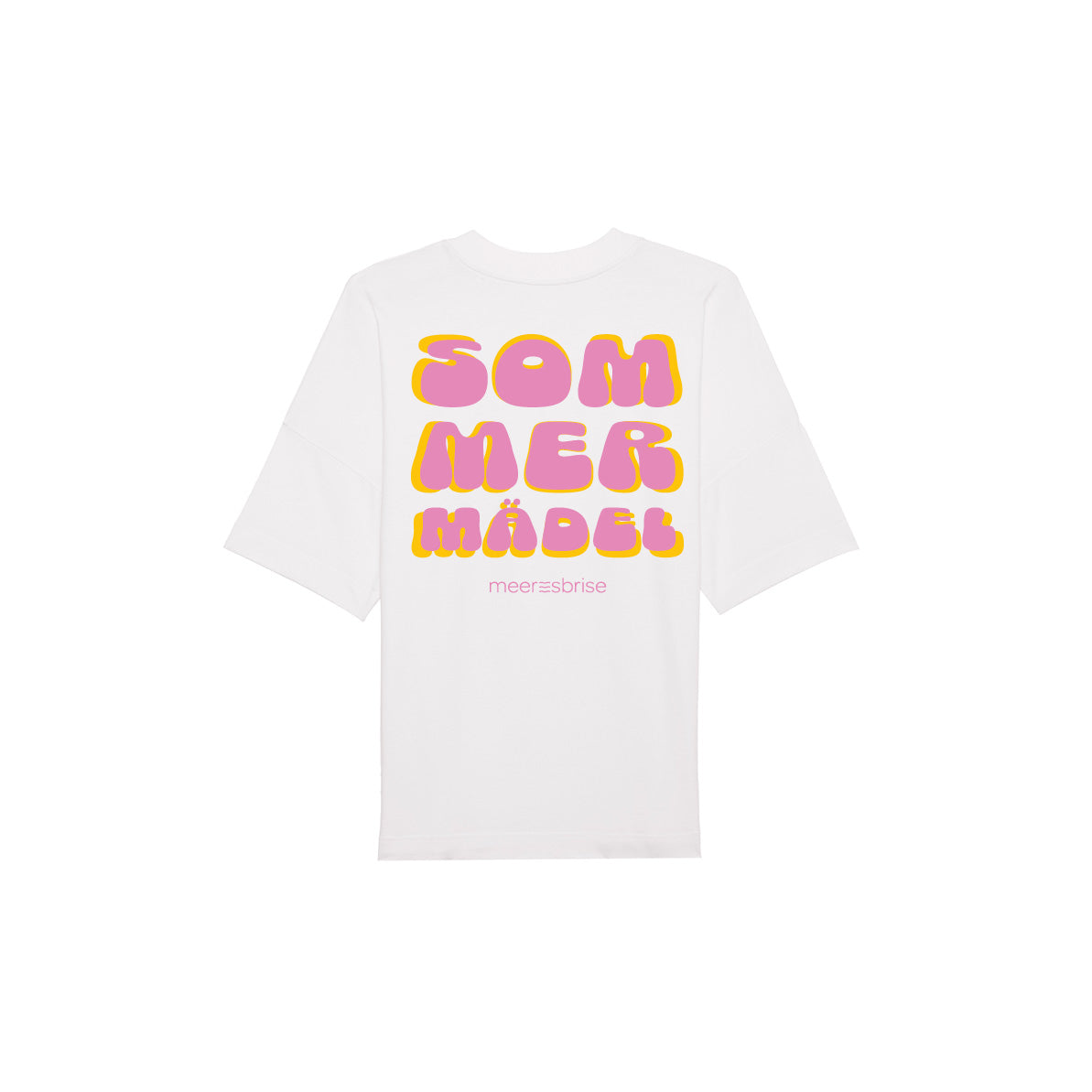 Oversize Damen Shirt sommermädel backprint