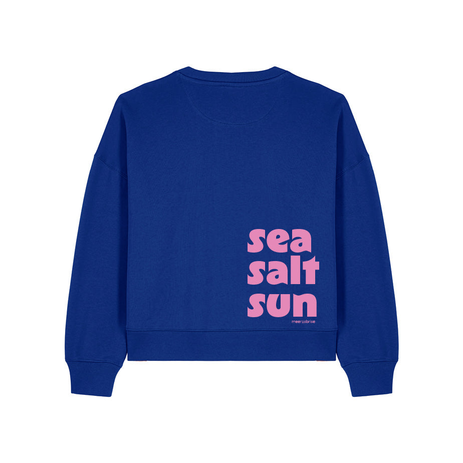 Oversize Damen Sweatshirt sea salt sun