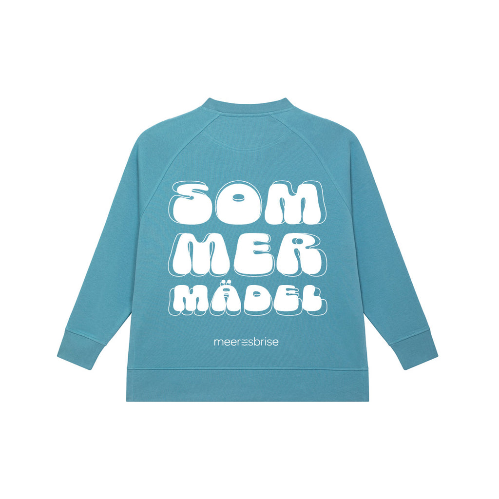 Sweatshirt Sidecut sommermädel backprint Puff