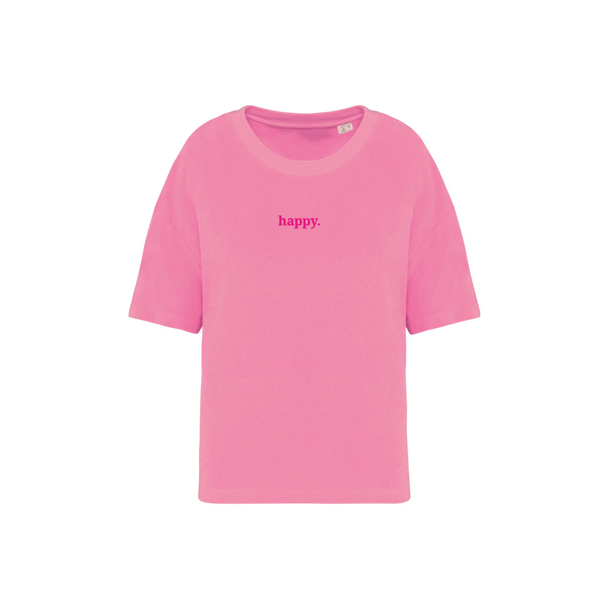 Frottee Damen Shirt happy