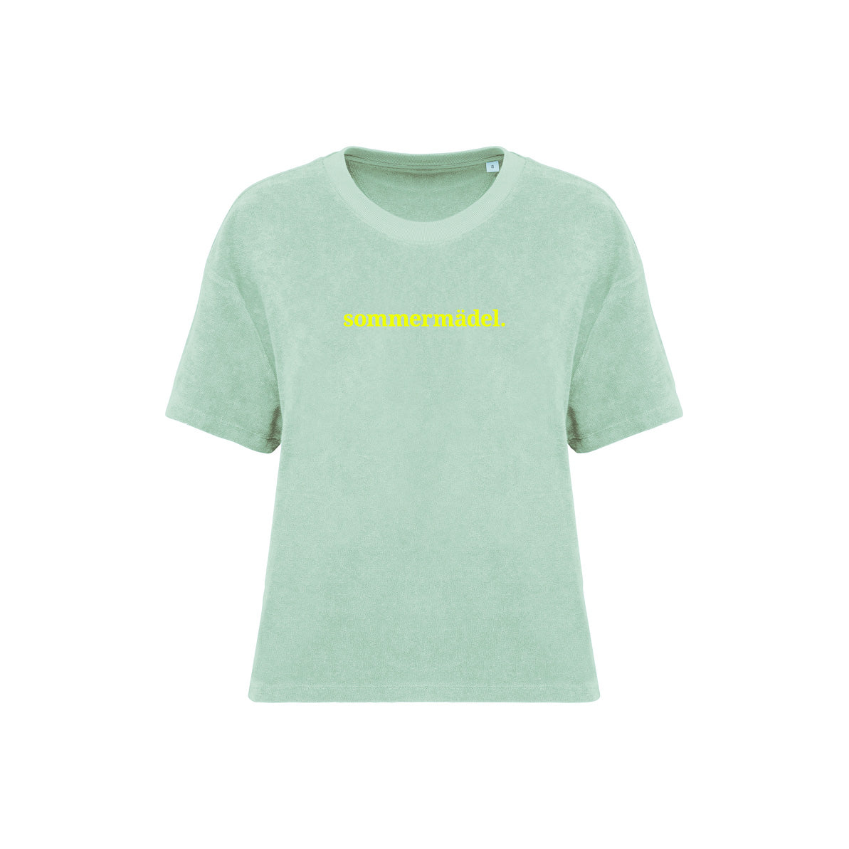 Frottee Damen Shirt sommermädel