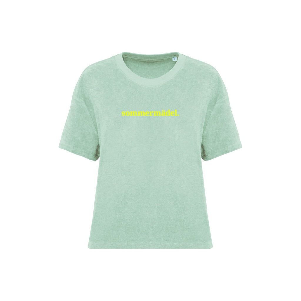 Frottee Damen Shirt sommermädel