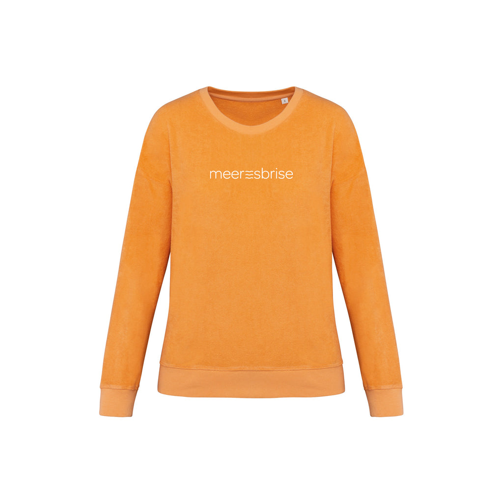 Frottee Damen Longsleeve meeresbrise