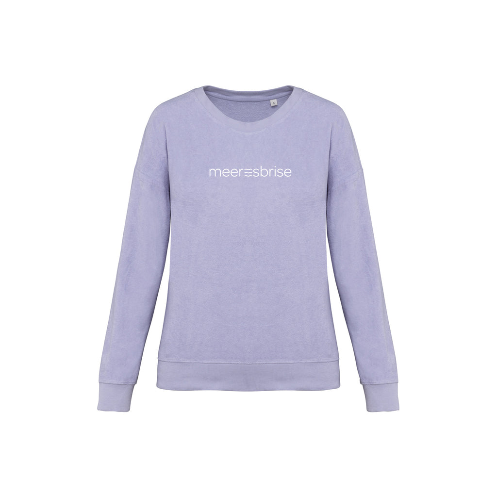 Frottee Damen Longsleeve meeresbrise