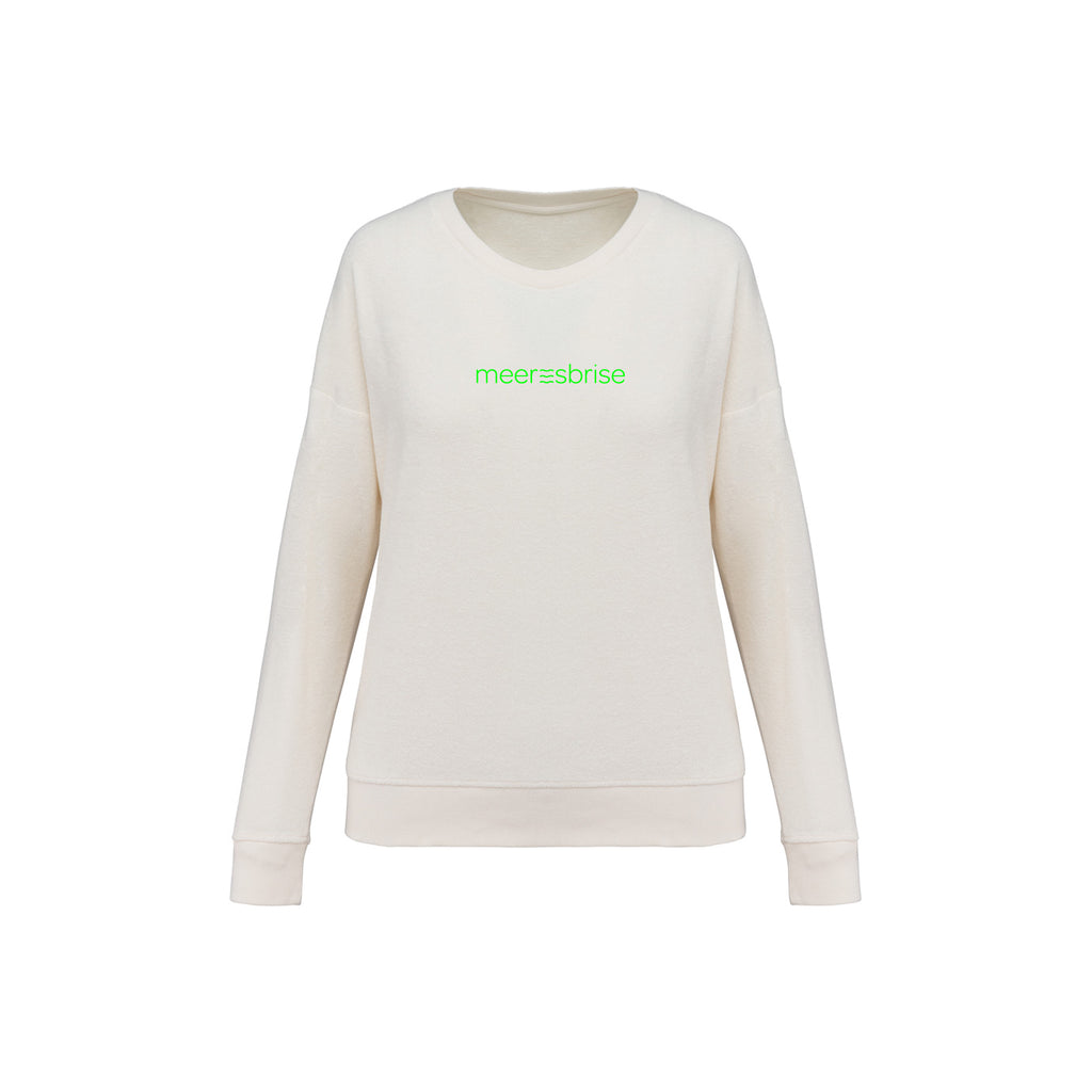 Frottee Damen Longsleeve meeresbrise