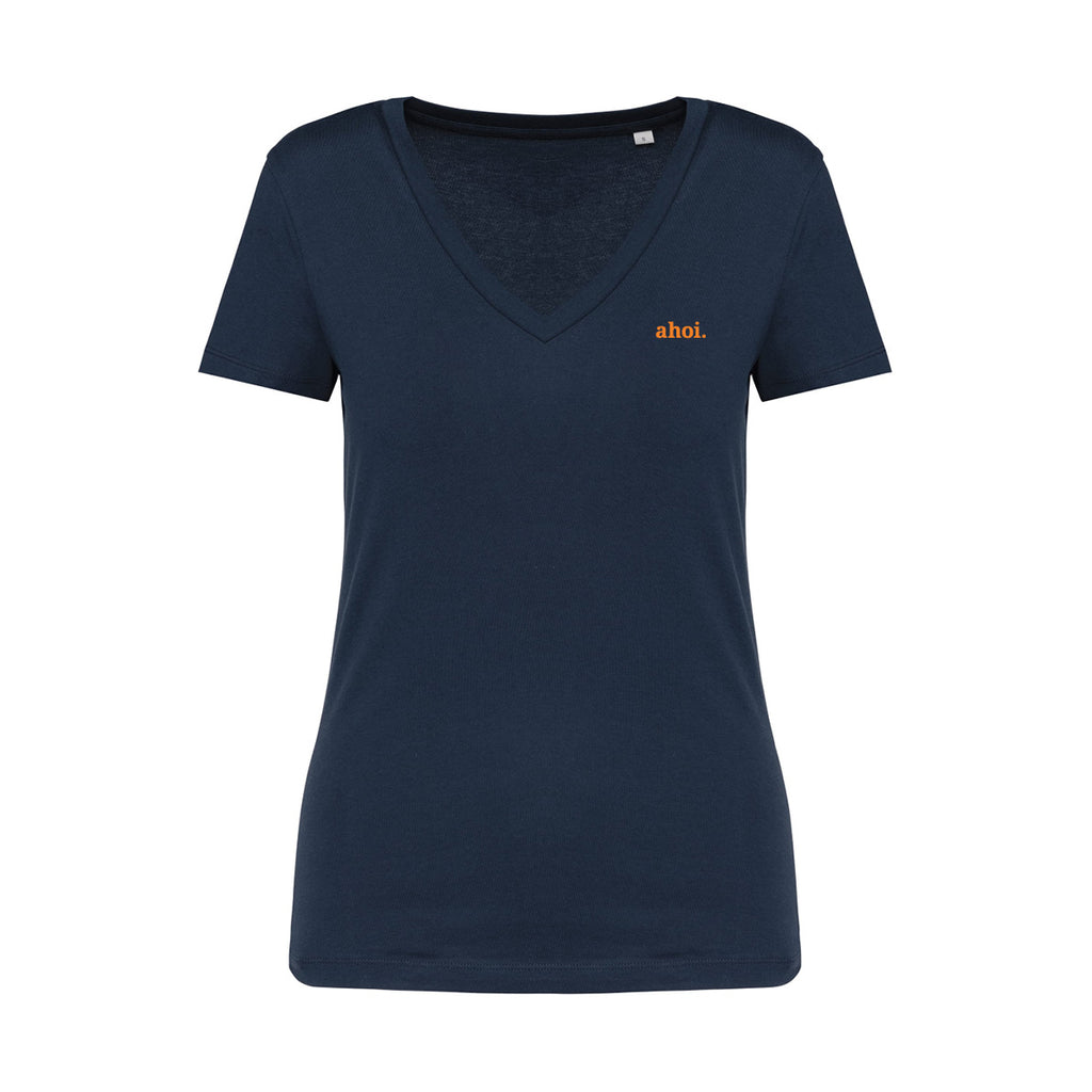 Damen Shirt V-Ausschnitt ahoi