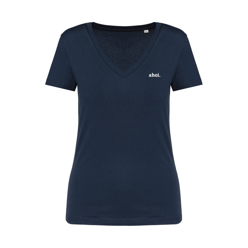 Damen Shirt V-Ausschnitt ahoi