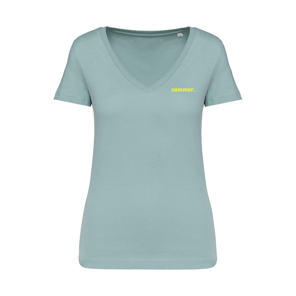 Damen Shirt V-Ausschnitt summer