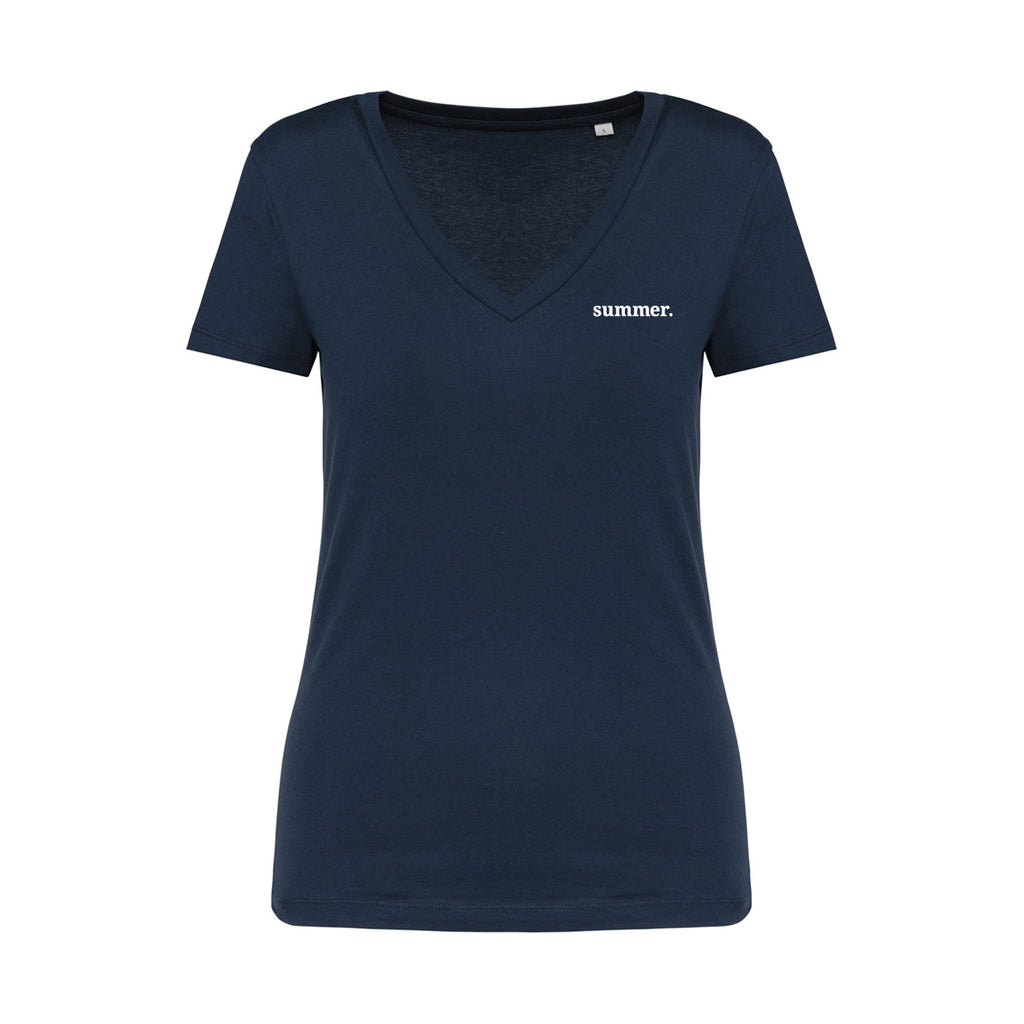 Damen Shirt V-Ausschnitt summer