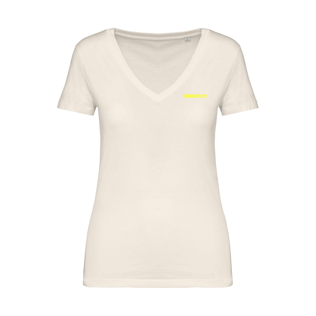 Damen Shirt V-Ausschnitt summer