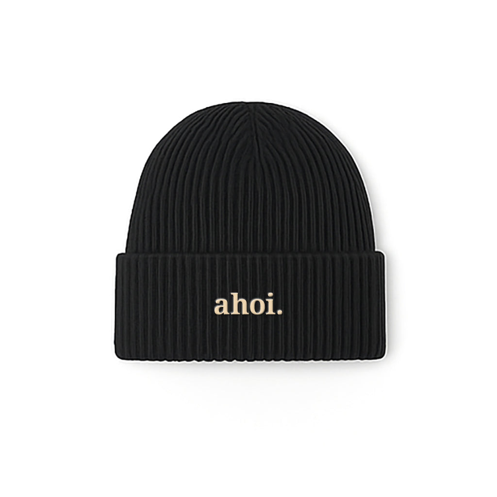 meeresbrise Organic Oversized Beanie ahoi