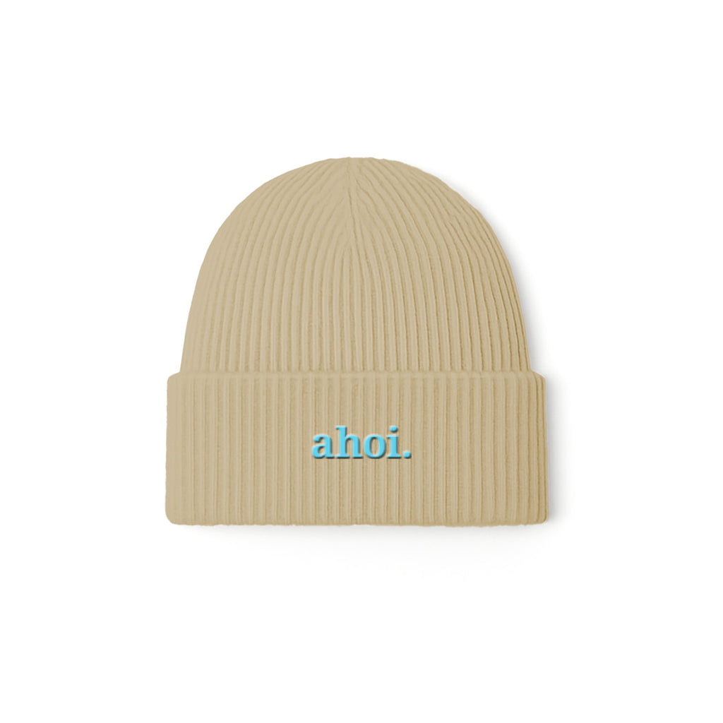 meeresbrise Organic Oversized Beanie ahoi