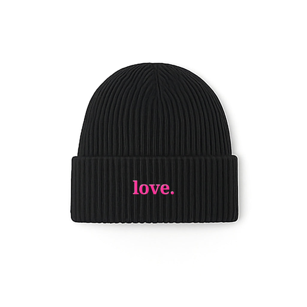 meeresbrise Organic Oversized Beanie love