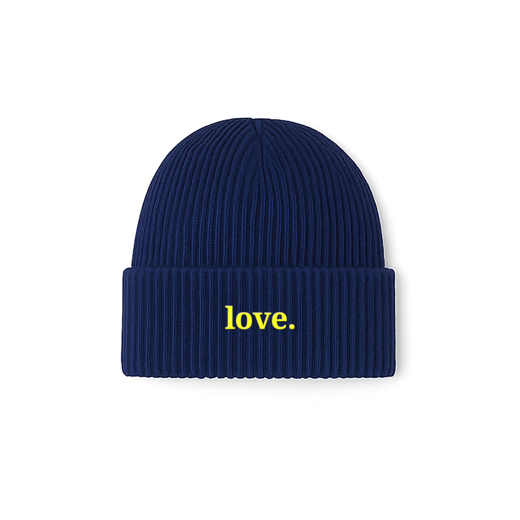 meeresbrise Organic Oversized Beanie love