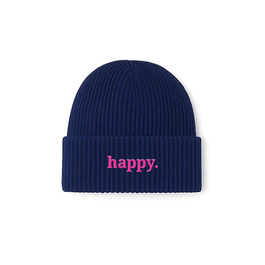 meeresbrise Organic Oversized Beanie happy