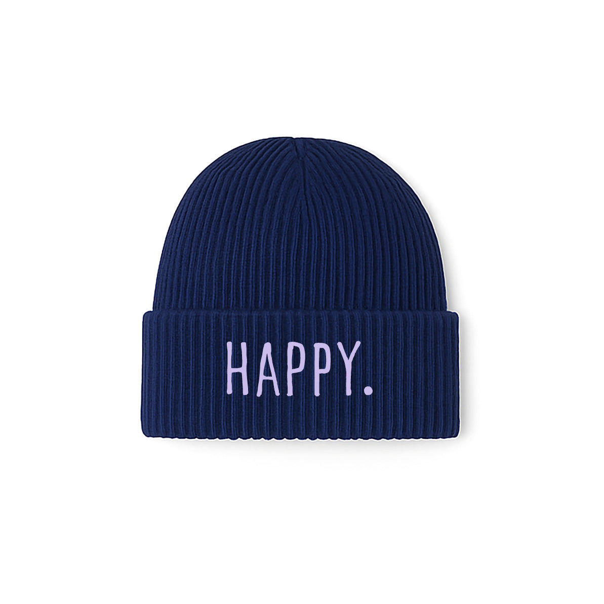 meeresbrise Organic Oversized Beanie HAPPY