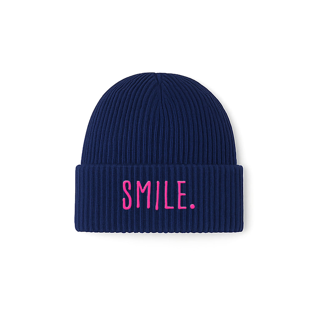 meeresbrise Organic Oversized Beanie SMILE