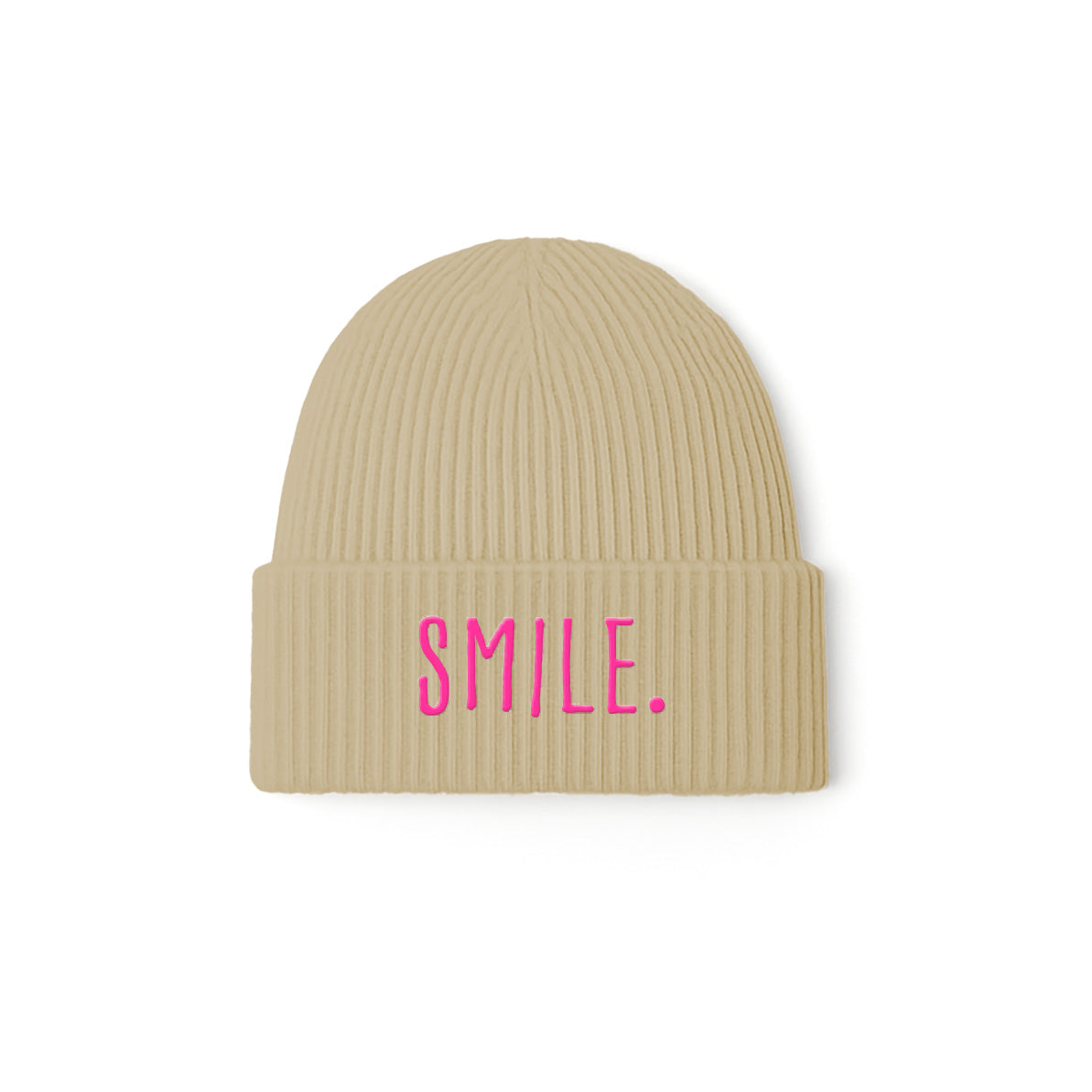 meeresbrise Organic Oversized Beanie SMILE