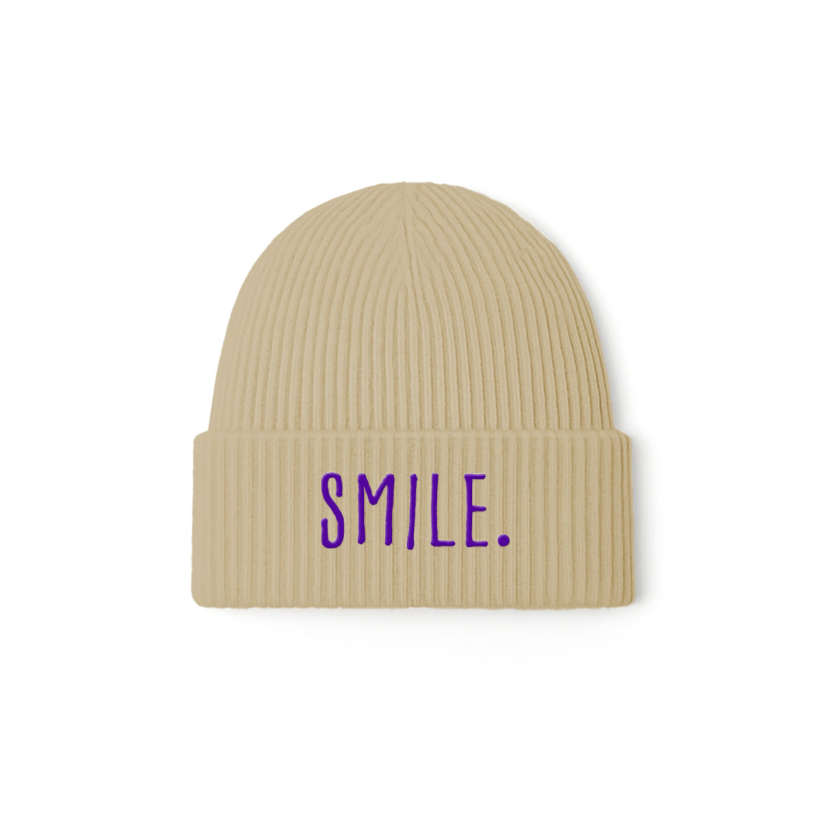 meeresbrise Organic Oversized Beanie SMILE