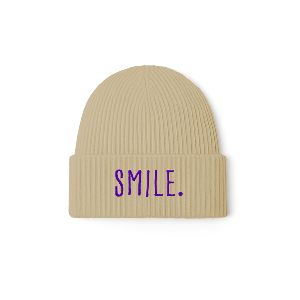 meeresbrise Organic Oversized Beanie SMILE