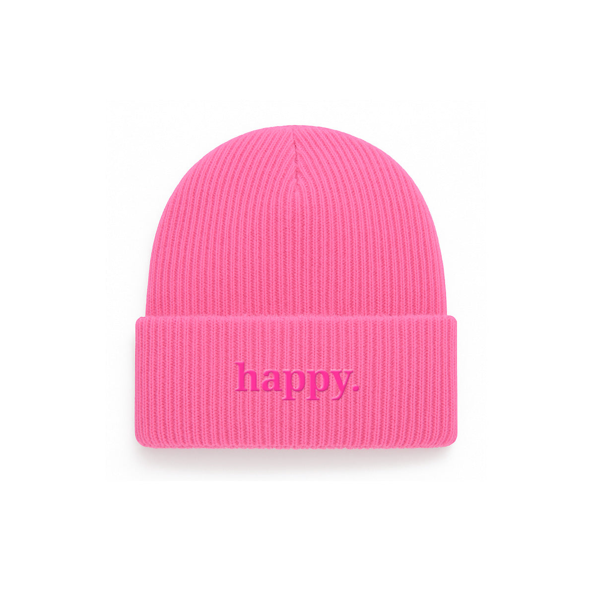 Colorful Soft Beanie happy