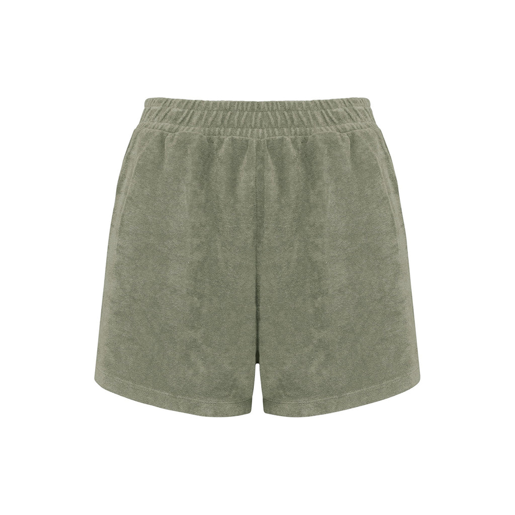Frottee Damen Short sea salt sun