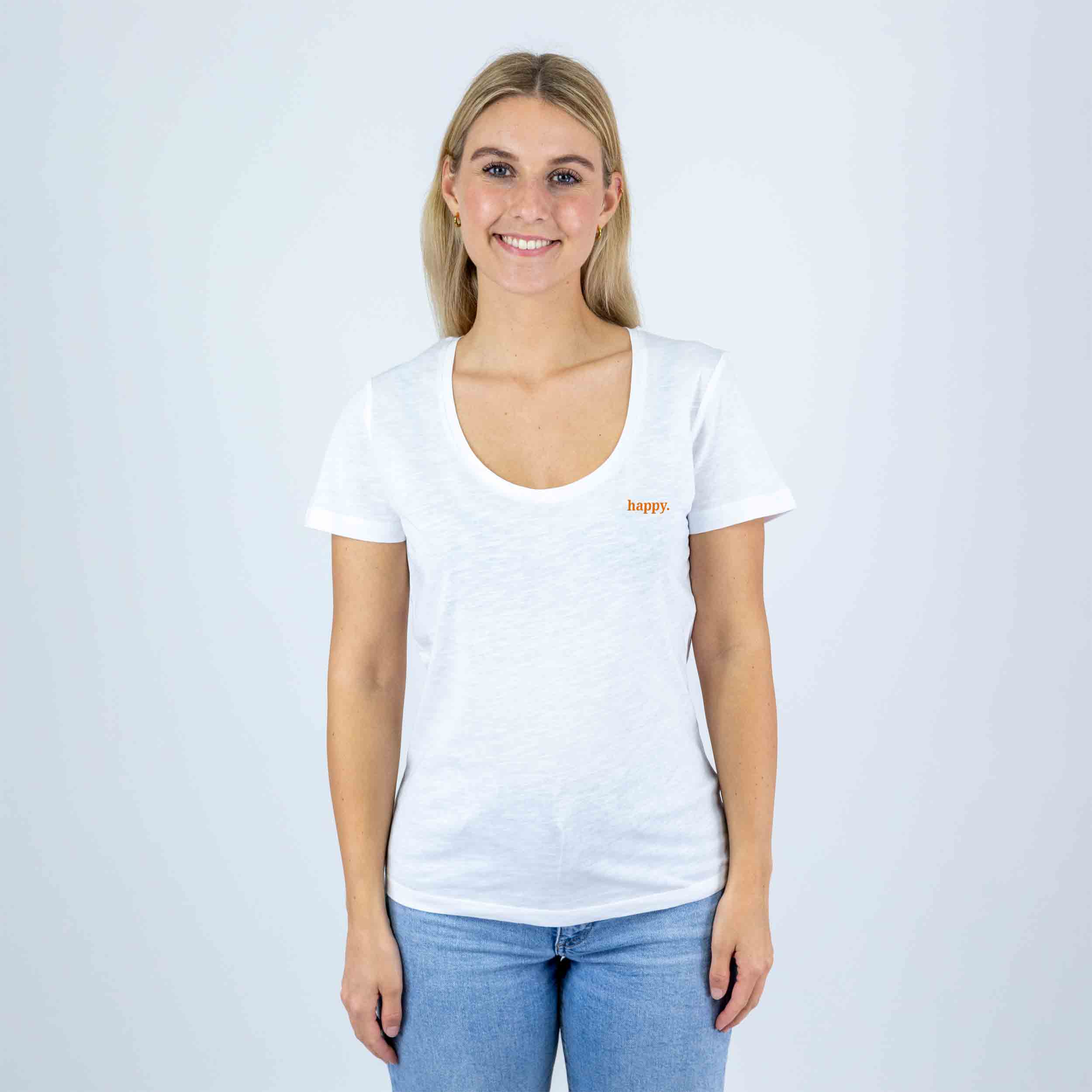 Leichtes Damen Shirt happy