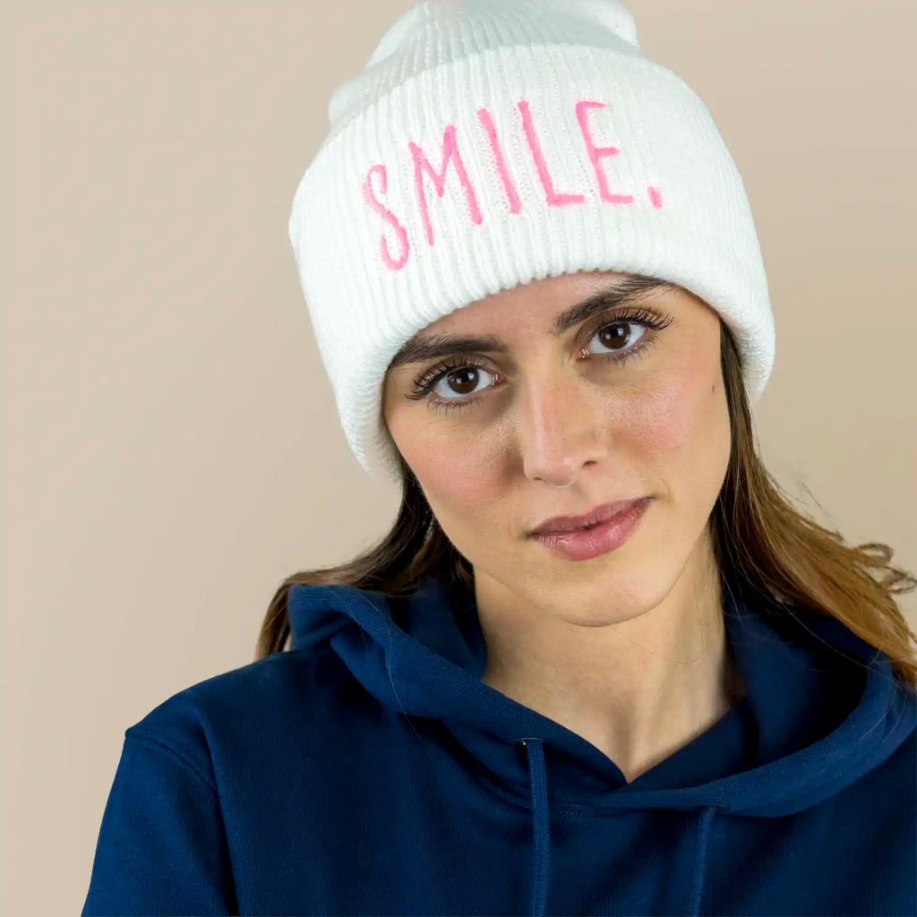 Colorful Soft Beanie SMILE