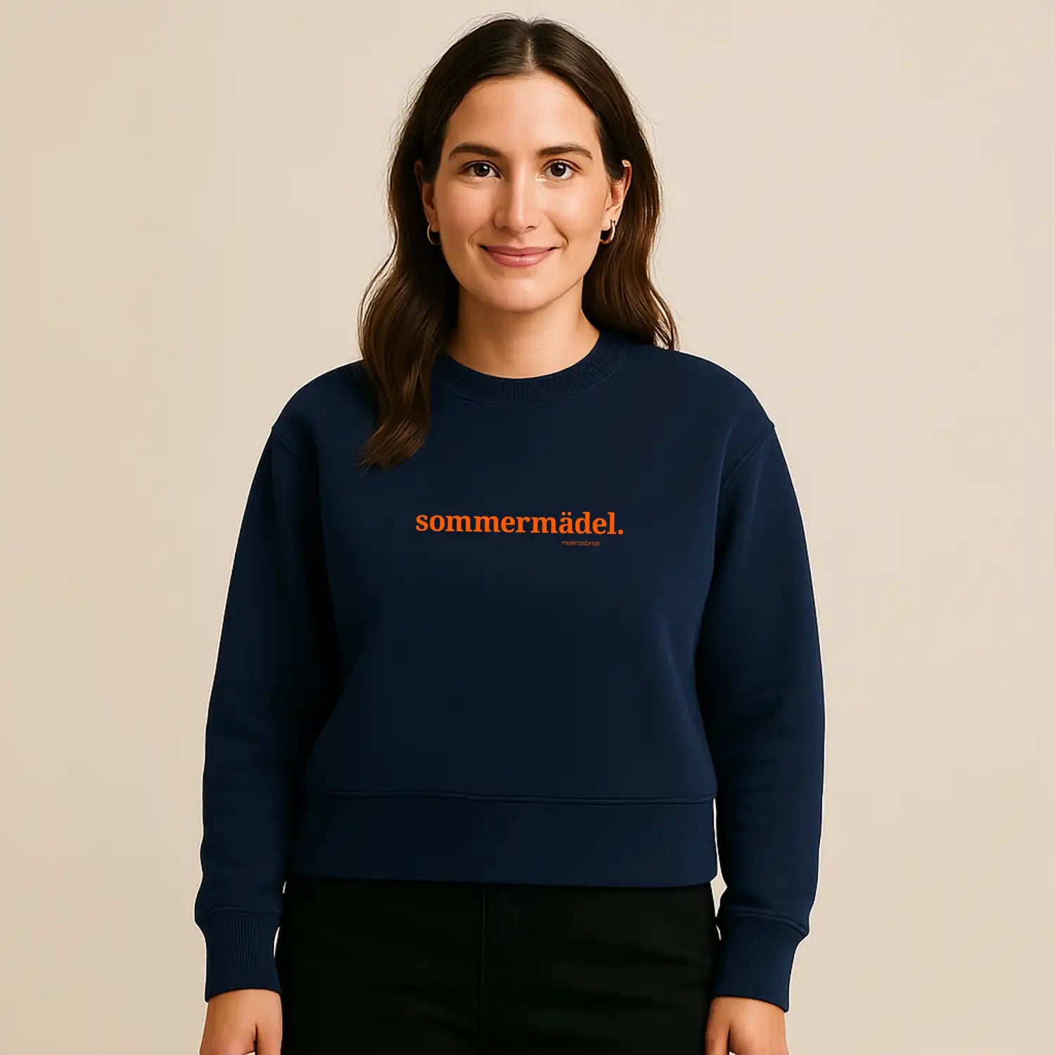 Nachhaltiges Damen Sweatshirt Drop-Shoulder sommermädel