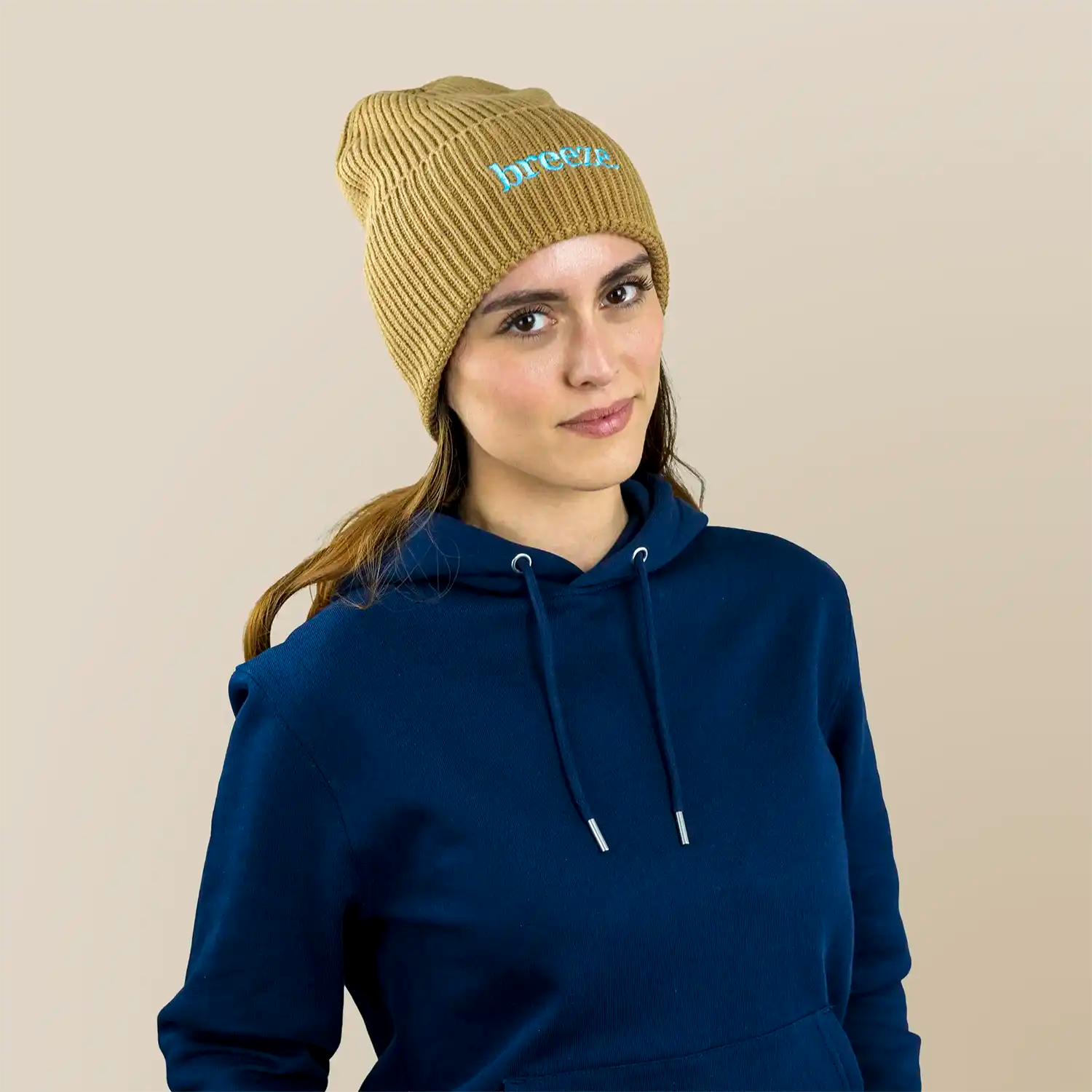 meeresbrise Organic Oversized Beanie breeze