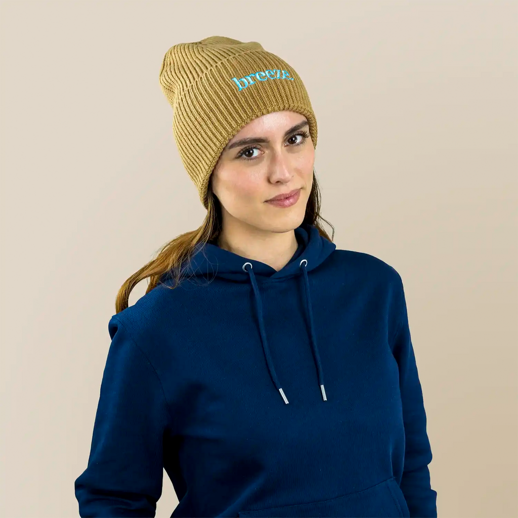 meeresbrise Organic Oversized Beanie breeze