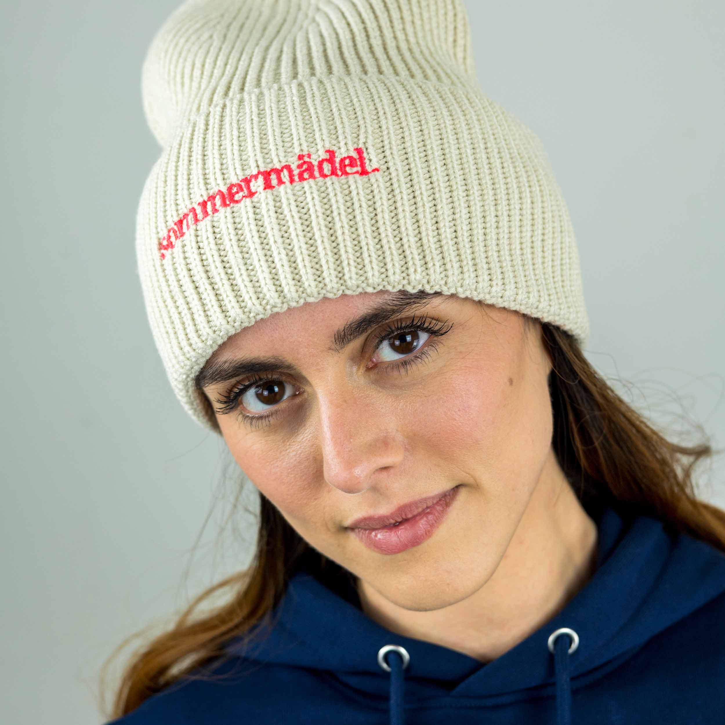 meeresbrise Organic Oversized Beanie sommermädel