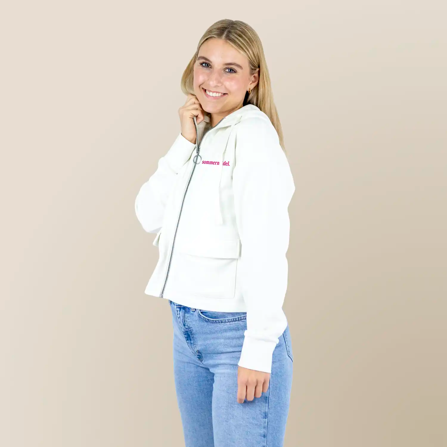 Sweatjacke mit Taschen sommermädel