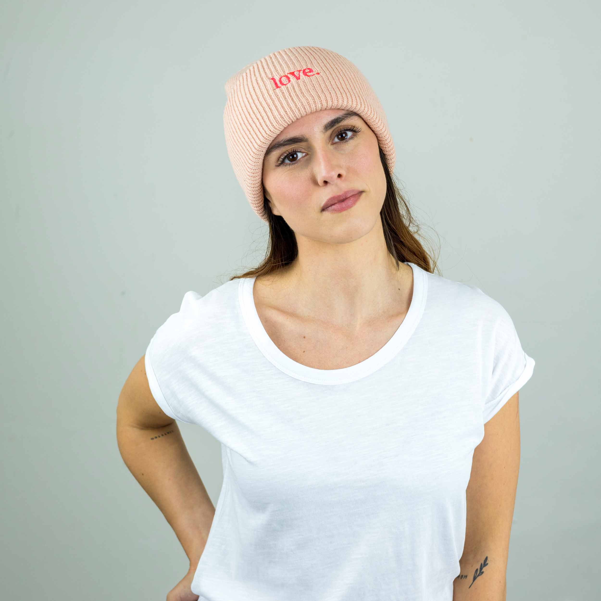 Colorful Soft Beanie love