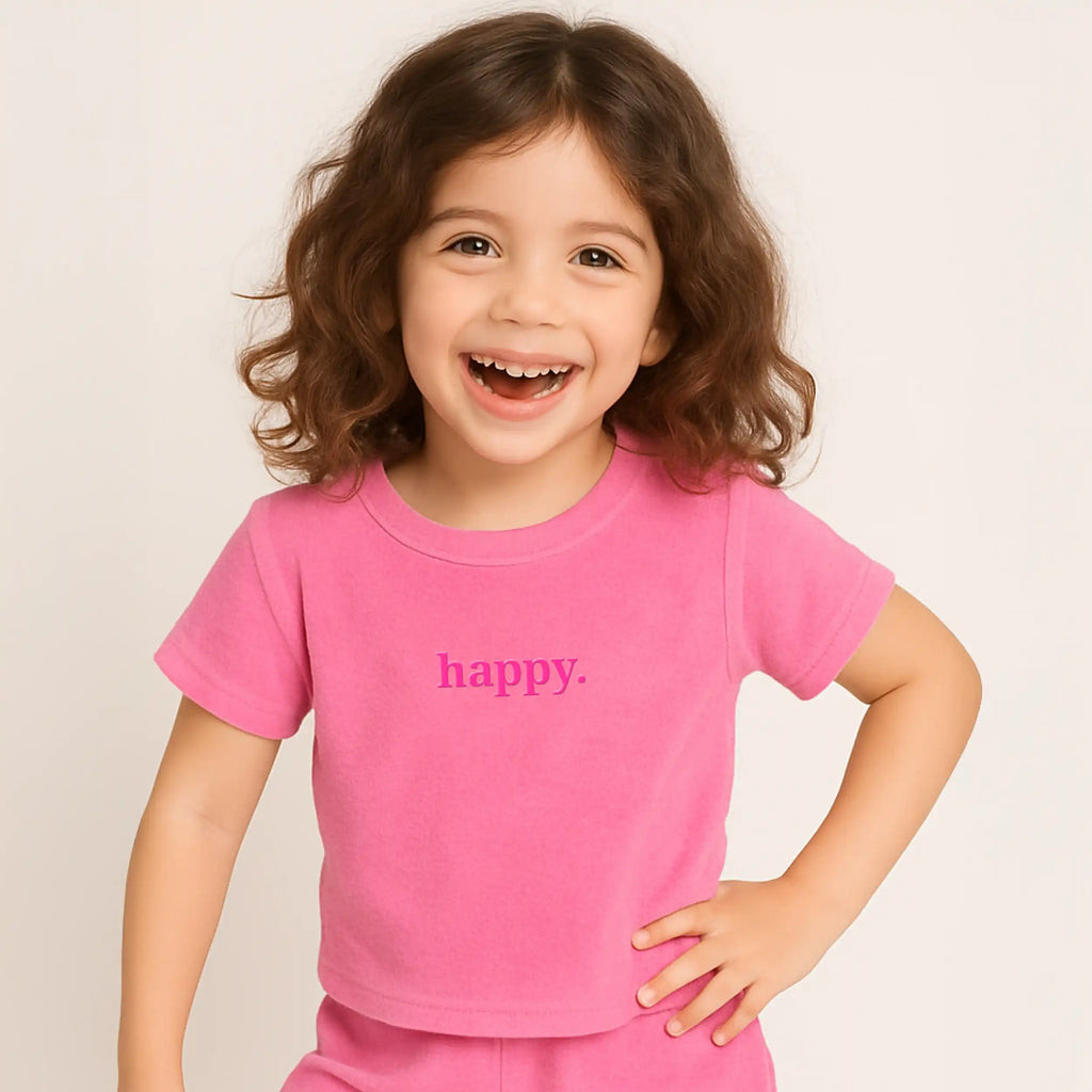 Frottee Kids Shirt happy