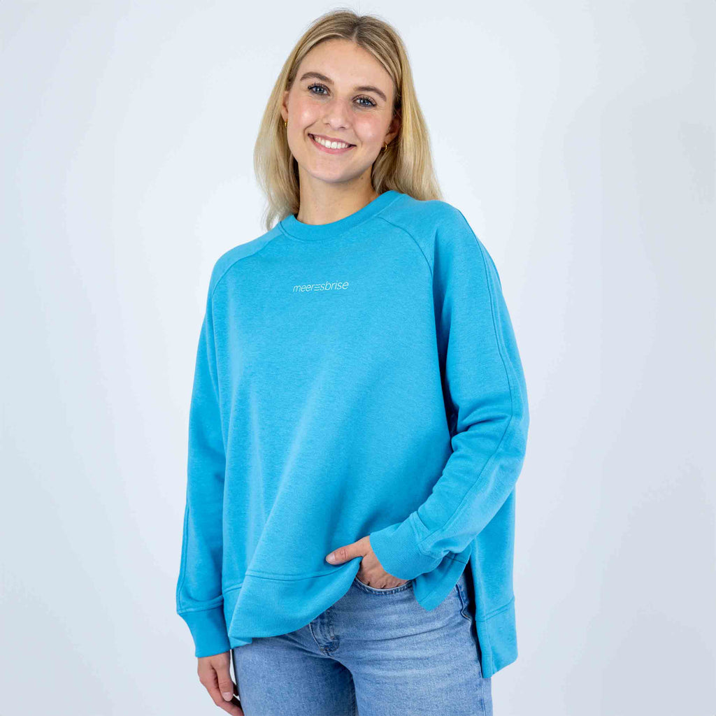 Sweatshirt Sidecut sommermädel backprint Puff